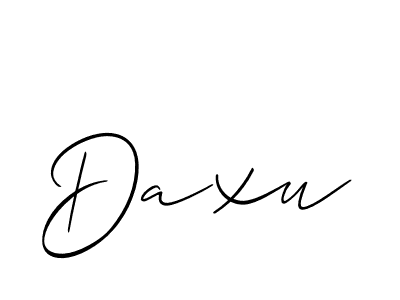 How to Draw Daxu signature style? Allison_Script is a latest design signature styles for name Daxu. Daxu signature style 2 images and pictures png