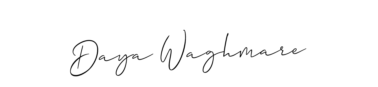 Here are the top 10 professional signature styles for the name Daya Waghmare. These are the best autograph styles you can use for your name. Daya Waghmare signature style 2 images and pictures png