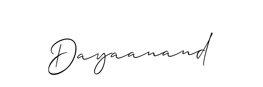 if you are searching for the best signature style for your name Dayaanand. so please give up your signature search. here we have designed multiple signature styles  using Allison_Script. Dayaanand signature style 2 images and pictures png