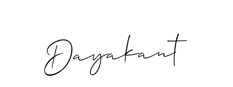 You should practise on your own different ways (Allison_Script) to write your name (Dayakant) in signature. don't let someone else do it for you. Dayakant signature style 2 images and pictures png