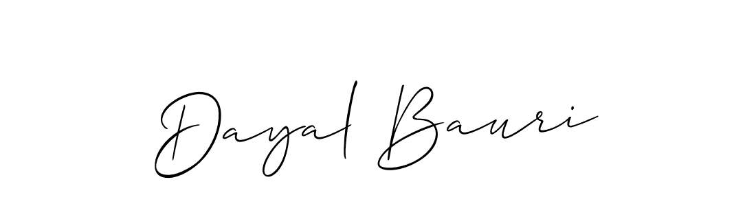 Make a short Dayal Bauri signature style. Manage your documents anywhere anytime using Allison_Script. Create and add eSignatures, submit forms, share and send files easily. Dayal Bauri signature style 2 images and pictures png