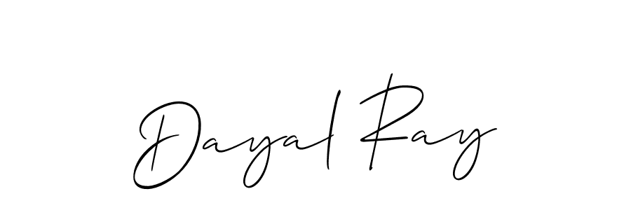 Make a short Dayal Ray signature style. Manage your documents anywhere anytime using Allison_Script. Create and add eSignatures, submit forms, share and send files easily. Dayal Ray signature style 2 images and pictures png