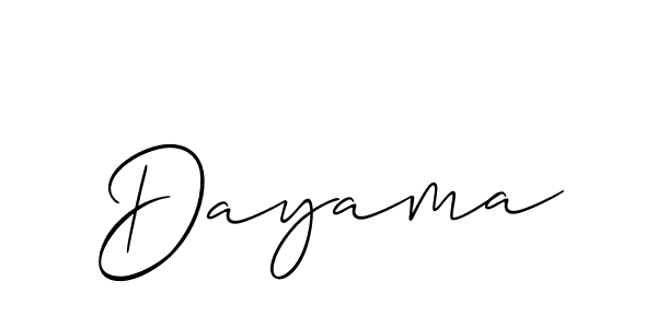 How to Draw Dayama signature style? Allison_Script is a latest design signature styles for name Dayama. Dayama signature style 2 images and pictures png
