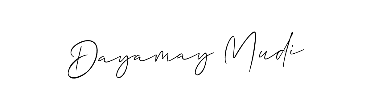 Similarly Allison_Script is the best handwritten signature design. Signature creator online .You can use it as an online autograph creator for name Dayamay Mudi. Dayamay Mudi signature style 2 images and pictures png