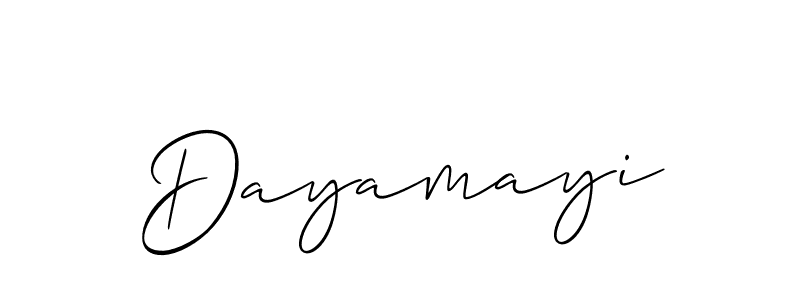 It looks lik you need a new signature style for name Dayamayi. Design unique handwritten (Allison_Script) signature with our free signature maker in just a few clicks. Dayamayi signature style 2 images and pictures png