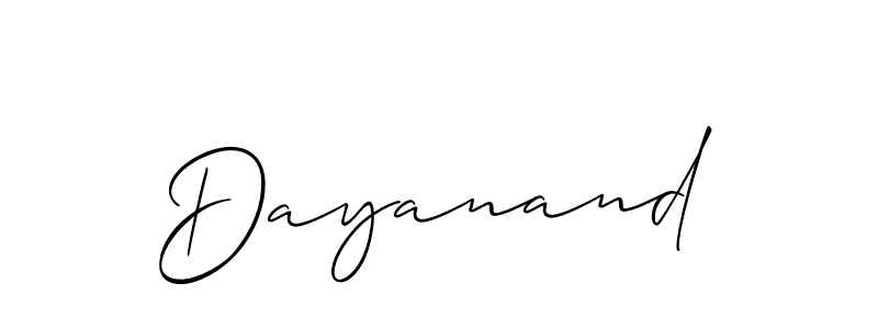 How to Draw Dayanand signature style? Allison_Script is a latest design signature styles for name Dayanand. Dayanand signature style 2 images and pictures png