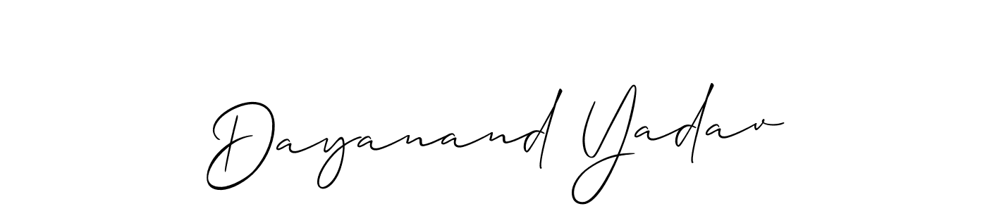 This is the best signature style for the Dayanand Yadav name. Also you like these signature font (Allison_Script). Mix name signature. Dayanand Yadav signature style 2 images and pictures png