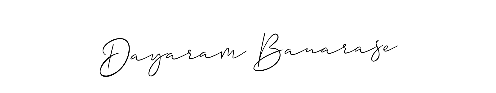 Make a beautiful signature design for name Dayaram Banarase. Use this online signature maker to create a handwritten signature for free. Dayaram Banarase signature style 2 images and pictures png