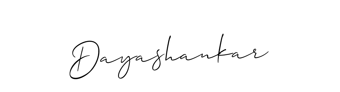 Make a beautiful signature design for name Dayashankar. With this signature (Allison_Script) style, you can create a handwritten signature for free. Dayashankar signature style 2 images and pictures png