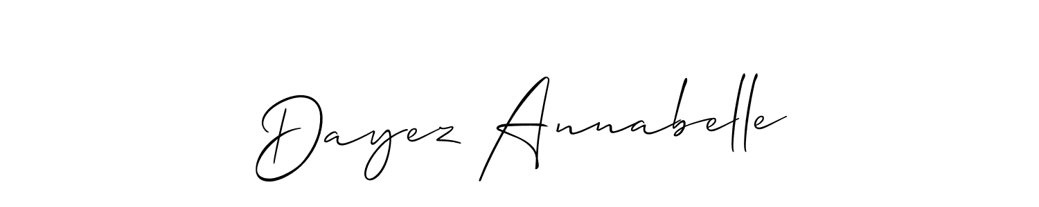 Once you've used our free online signature maker to create your best signature Allison_Script style, it's time to enjoy all of the benefits that Dayez Annabelle name signing documents. Dayez Annabelle signature style 2 images and pictures png