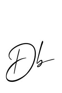 Also we have Db name is the best signature style. Create professional handwritten signature collection using Allison_Script autograph style. Db signature style 2 images and pictures png