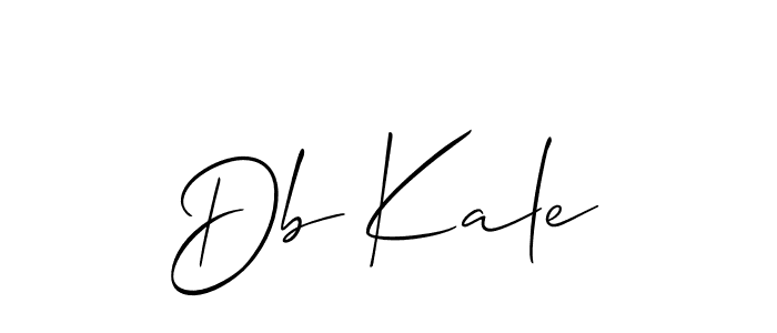 Make a beautiful signature design for name Db Kale. With this signature (Allison_Script) style, you can create a handwritten signature for free. Db Kale signature style 2 images and pictures png