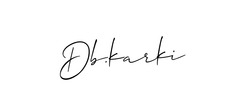 Once you've used our free online signature maker to create your best signature Allison_Script style, it's time to enjoy all of the benefits that Db.karki name signing documents. Db.karki signature style 2 images and pictures png