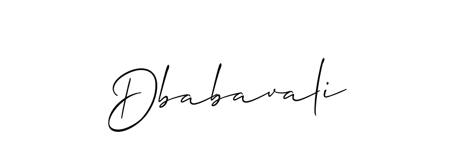 You should practise on your own different ways (Allison_Script) to write your name (Dbabavali) in signature. don't let someone else do it for you. Dbabavali signature style 2 images and pictures png