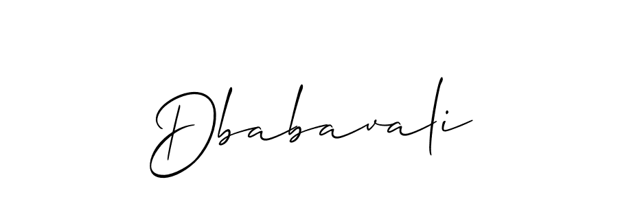 You should practise on your own different ways (Allison_Script) to write your name (Dbabavali) in signature. don't let someone else do it for you. Dbabavali signature style 2 images and pictures png