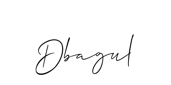 Also we have Dbagul name is the best signature style. Create professional handwritten signature collection using Allison_Script autograph style. Dbagul signature style 2 images and pictures png