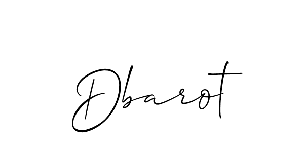 Also we have Dbarot name is the best signature style. Create professional handwritten signature collection using Allison_Script autograph style. Dbarot signature style 2 images and pictures png