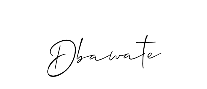 if you are searching for the best signature style for your name Dbawate. so please give up your signature search. here we have designed multiple signature styles  using Allison_Script. Dbawate signature style 2 images and pictures png
