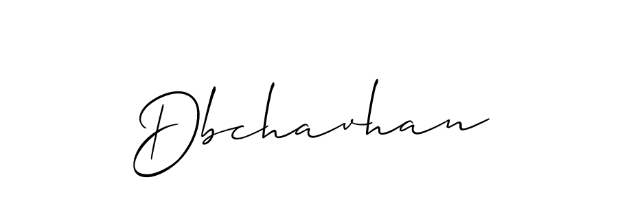 It looks lik you need a new signature style for name Dbchavhan. Design unique handwritten (Allison_Script) signature with our free signature maker in just a few clicks. Dbchavhan signature style 2 images and pictures png