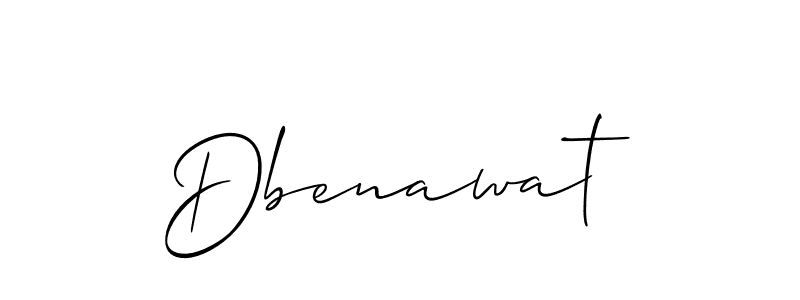 Also You can easily find your signature by using the search form. We will create Dbenawat name handwritten signature images for you free of cost using Allison_Script sign style. Dbenawat signature style 2 images and pictures png