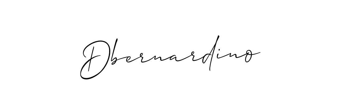 Design your own signature with our free online signature maker. With this signature software, you can create a handwritten (Allison_Script) signature for name Dbernardino. Dbernardino signature style 2 images and pictures png