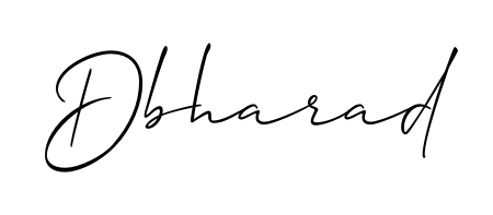 You can use this online signature creator to create a handwritten signature for the name Dbharad. This is the best online autograph maker. Dbharad signature style 2 images and pictures png