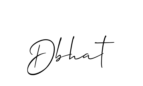 Make a short Dbhat signature style. Manage your documents anywhere anytime using Allison_Script. Create and add eSignatures, submit forms, share and send files easily. Dbhat signature style 2 images and pictures png