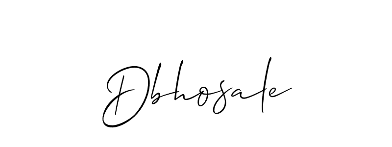Make a beautiful signature design for name Dbhosale. Use this online signature maker to create a handwritten signature for free. Dbhosale signature style 2 images and pictures png