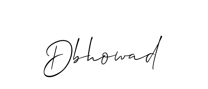 Dbhowad stylish signature style. Best Handwritten Sign (Allison_Script) for my name. Handwritten Signature Collection Ideas for my name Dbhowad. Dbhowad signature style 2 images and pictures png