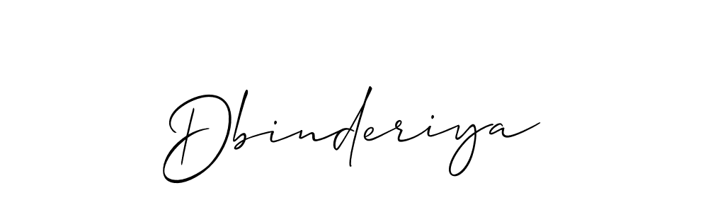 You should practise on your own different ways (Allison_Script) to write your name (Dbinderiya) in signature. don't let someone else do it for you. Dbinderiya signature style 2 images and pictures png