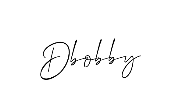 Design your own signature with our free online signature maker. With this signature software, you can create a handwritten (Allison_Script) signature for name Dbobby. Dbobby signature style 2 images and pictures png