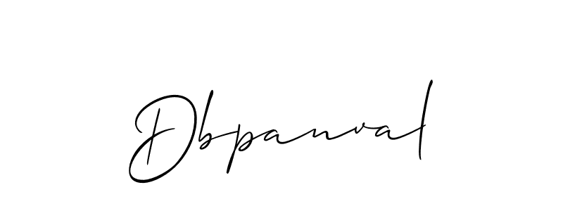 The best way (Allison_Script) to make a short signature is to pick only two or three words in your name. The name Dbpanval include a total of six letters. For converting this name. Dbpanval signature style 2 images and pictures png