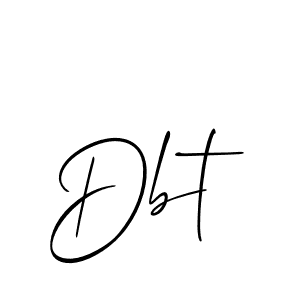 How to make Dbt name signature. Use Allison_Script style for creating short signs online. This is the latest handwritten sign. Dbt signature style 2 images and pictures png
