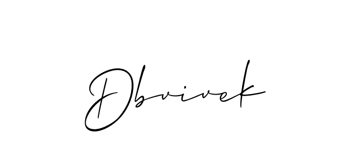You can use this online signature creator to create a handwritten signature for the name Dbvivek. This is the best online autograph maker. Dbvivek signature style 2 images and pictures png