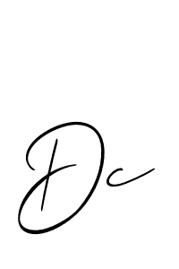 Use a signature maker to create a handwritten signature online. With this signature software, you can design (Allison_Script) your own signature for name Dc. Dc signature style 2 images and pictures png