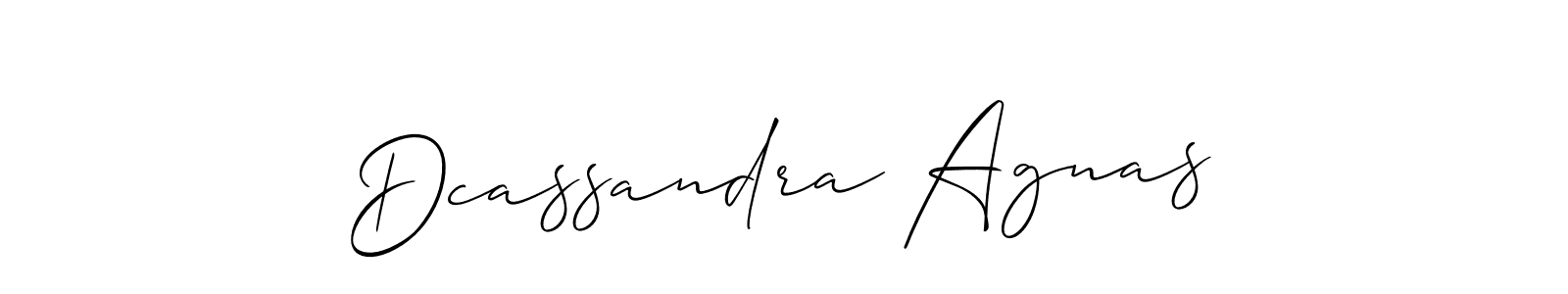 See photos of Dcassandra Agnas official signature by Spectra . Check more albums & portfolios. Read reviews & check more about Allison_Script font. Dcassandra Agnas signature style 2 images and pictures png