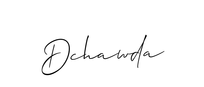 Also we have Dchawda name is the best signature style. Create professional handwritten signature collection using Allison_Script autograph style. Dchawda signature style 2 images and pictures png