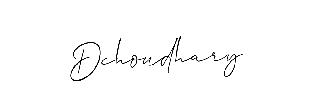 Also we have Dchoudhary name is the best signature style. Create professional handwritten signature collection using Allison_Script autograph style. Dchoudhary signature style 2 images and pictures png