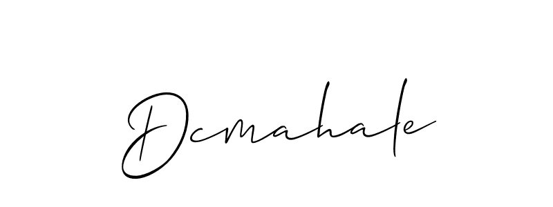 How to make Dcmahale signature? Allison_Script is a professional autograph style. Create handwritten signature for Dcmahale name. Dcmahale signature style 2 images and pictures png
