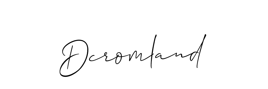 You can use this online signature creator to create a handwritten signature for the name Dcromland. This is the best online autograph maker. Dcromland signature style 2 images and pictures png