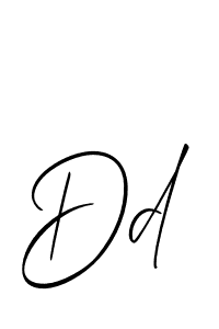 Design your own signature with our free online signature maker. With this signature software, you can create a handwritten (Allison_Script) signature for name Dd. Dd signature style 2 images and pictures png