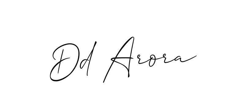 Best and Professional Signature Style for Dd Arora. Allison_Script Best Signature Style Collection. Dd Arora signature style 2 images and pictures png