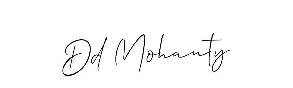 Use a signature maker to create a handwritten signature online. With this signature software, you can design (Allison_Script) your own signature for name Dd Mohanty. Dd Mohanty signature style 2 images and pictures png