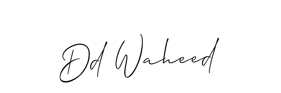 It looks lik you need a new signature style for name Dd Waheed. Design unique handwritten (Allison_Script) signature with our free signature maker in just a few clicks. Dd Waheed signature style 2 images and pictures png