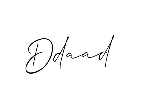 Allison_Script is a professional signature style that is perfect for those who want to add a touch of class to their signature. It is also a great choice for those who want to make their signature more unique. Get Ddaad name to fancy signature for free. Ddaad signature style 2 images and pictures png