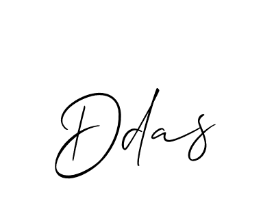 Make a beautiful signature design for name Ddas. With this signature (Allison_Script) style, you can create a handwritten signature for free. Ddas signature style 2 images and pictures png