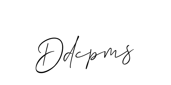 Design your own signature with our free online signature maker. With this signature software, you can create a handwritten (Allison_Script) signature for name Ddcpms. Ddcpms signature style 2 images and pictures png