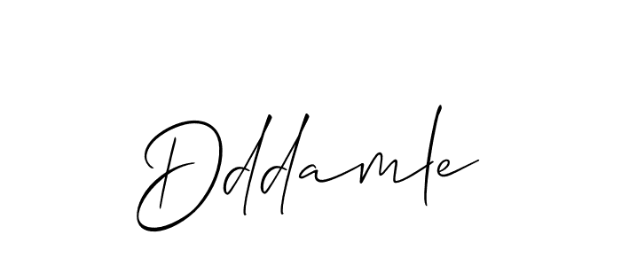 Use a signature maker to create a handwritten signature online. With this signature software, you can design (Allison_Script) your own signature for name Dddamle. Dddamle signature style 2 images and pictures png