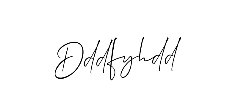 Design your own signature with our free online signature maker. With this signature software, you can create a handwritten (Allison_Script) signature for name Dddfyhdd. Dddfyhdd signature style 2 images and pictures png