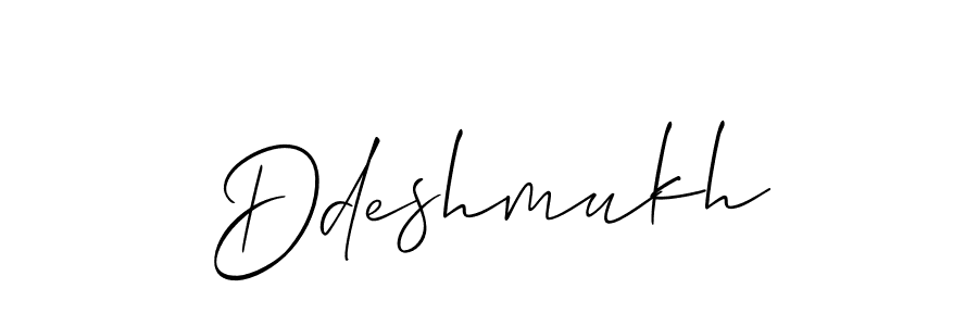 How to make Ddeshmukh name signature. Use Allison_Script style for creating short signs online. This is the latest handwritten sign. Ddeshmukh signature style 2 images and pictures png